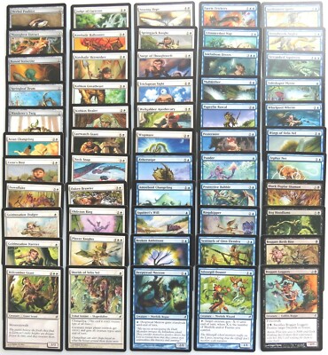 lorwyn mtg card list LORWYN ~ Complete 121 Card COMMON SET MtG ponder spellstutter sprite  springleaf