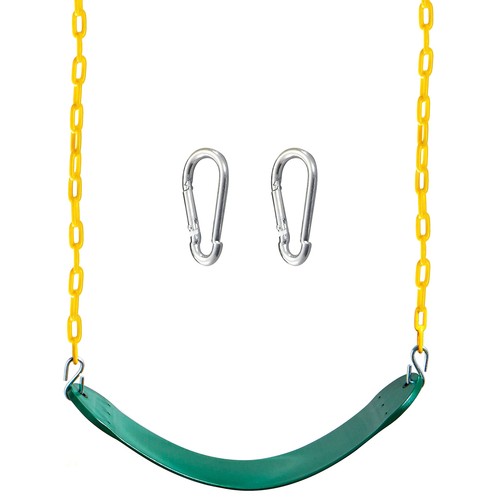 Heavy Duty Swing Seat with 66” Chain, Swing Set Accessories Replacement for Kids