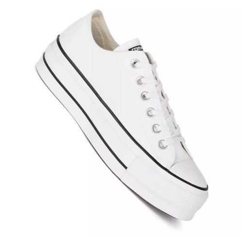 chucks white plateau