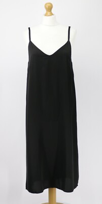 MASTERPEACE SLIP INSERT WOMENS DRESS MISSING OUTSIDE COMPONENT BLACK HH