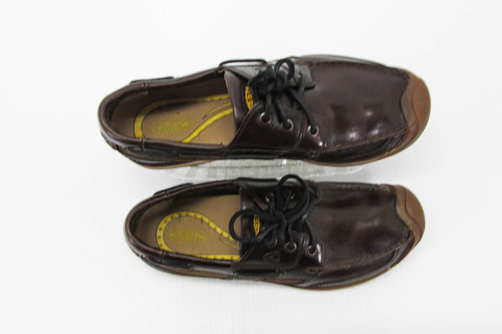 Scarpa uomo Keen Newport Boat taglia 8 5 marrone sneaker passeggio atletica usata vq