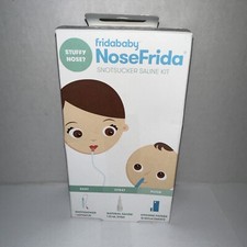 Fridababy Nose Frida Snotsucker Saline Kit With Natural Saline  10 Filters