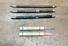 Vintage Lot Of 3 Mechanical Drafting Pencil Venus Drafting