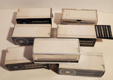 VINTAGE AIREQUIPT MAGAZINE PHOTO SLIDE HOLDER LOT/7 TRAYS FOR PROJECTOR VIEWING