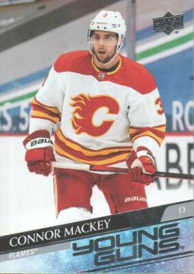 2020-21 Upper Deck Extended Young Guns #707 Connor Mackey - Calgary Flames