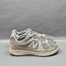 New Balance 877 Mens Walking Shoes Size 10.5 EE Gray Low Top Comfort Sneakers