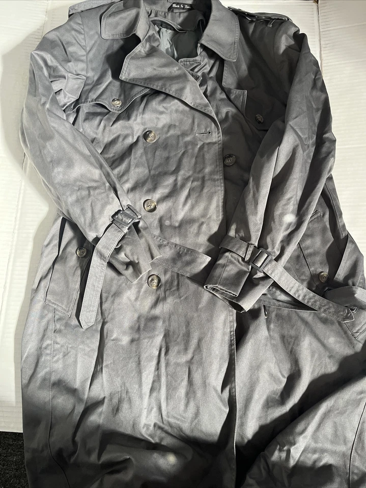灰色风衣 40 码常规未知设计师 — 第 4/4 张图片