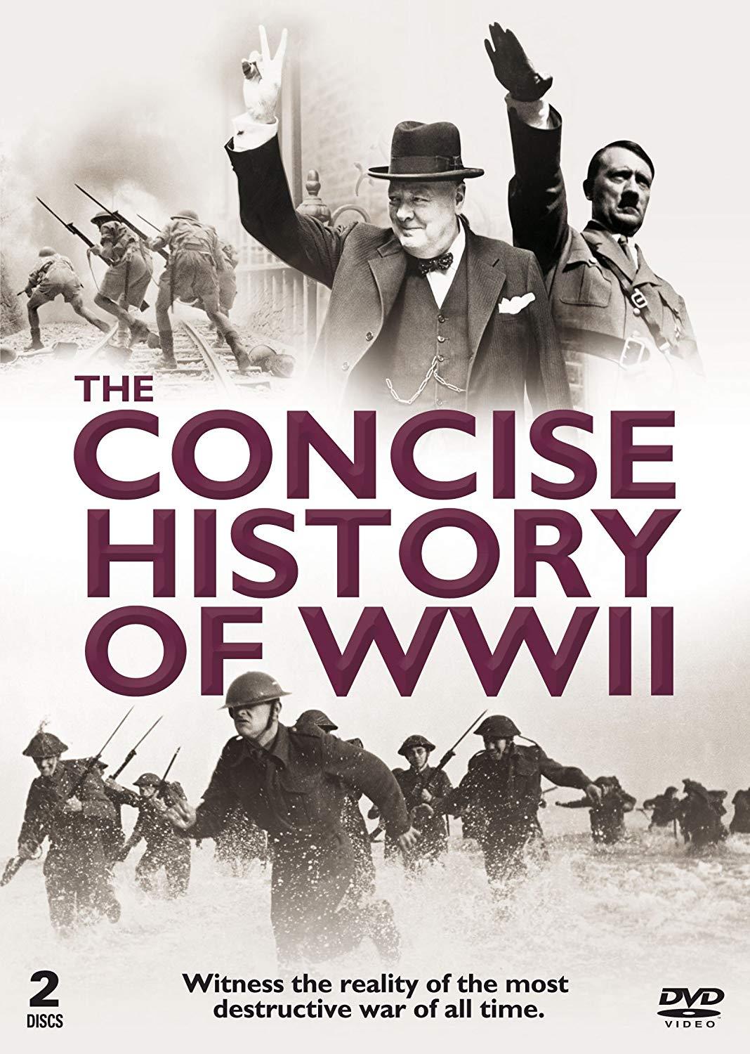 The Concise History Of World War II DVD Documentay  2 Disc Set