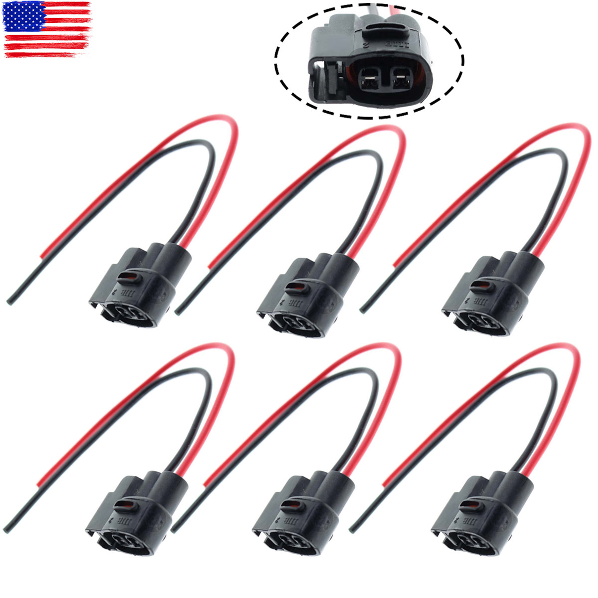 6 Ignition Coil Connector Harness Pigtail For Chrysler Intrepid