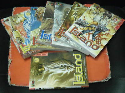 ISLAND-RARE COMPLETE COLLECTION -N°1/7- BY KYUNG IL YANG-IN WAN YOUN- FLASHBOOK 