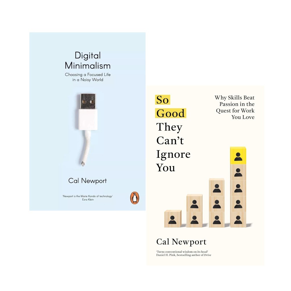 Digital Minimalism Cal Newport, So Good They Can't Ignore You 2 Books Set - Image 2