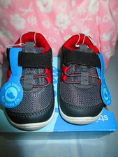 New Stride Rite 360 Baby Boy Sr. Keegan Sneaker black. 4 infant US.