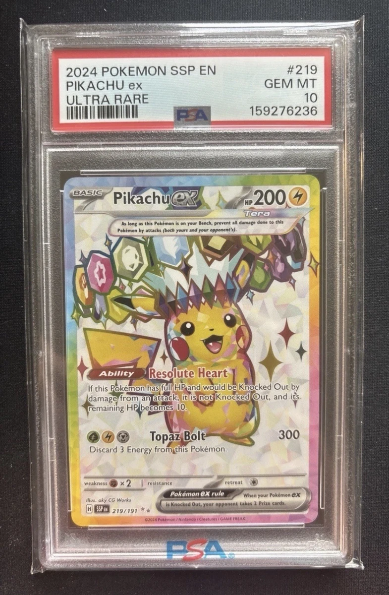 Pikachu Ex Pokémon TCG Cards for sale | eBay