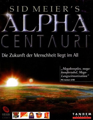 SID MEIER'S ALPHA CENTAURI   1991 Electronic Arts.- IBM PC   CD