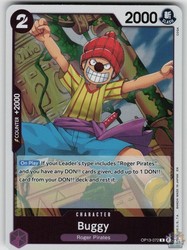 Buggy OP13-072 Carrying On His Will Rare Foil One Piece TCG