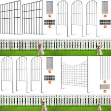 Garden Fence No Dig Fence 17x13/24x13/36.6x29.5 inch Animal Barrier Fence