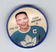 1961-62 Shirriff/Salada Coins #51 George Armstrong