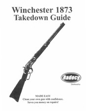 Winchester 1873 Lever Action Rifle Takedown Manual Illustrated Parts 199