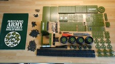Meccano Army Multikit Parts with Instruction Book. 100%complete (No Box)
