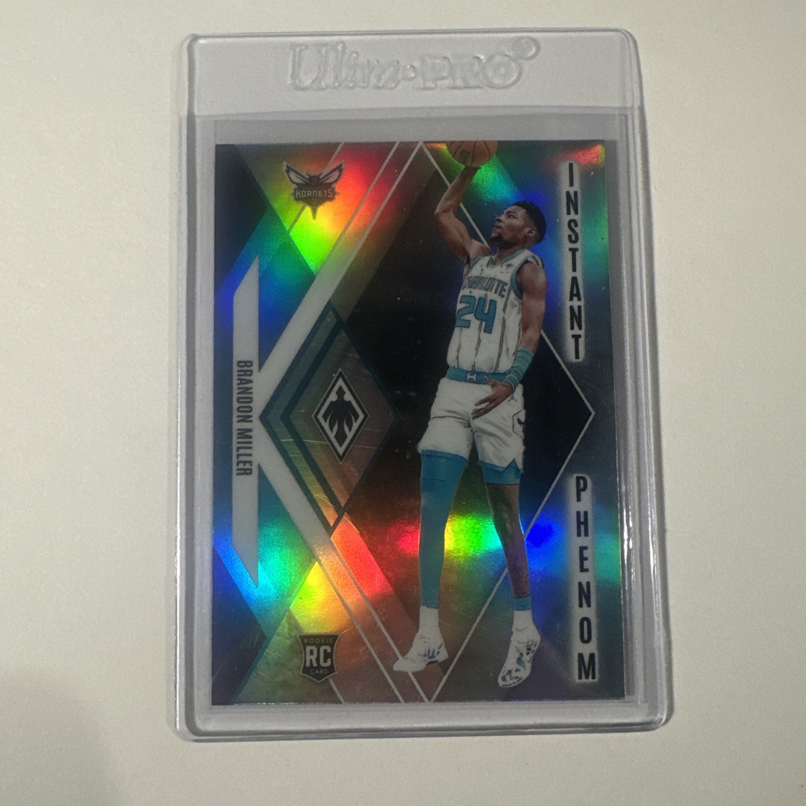 2023-24 Phoenix Brandon Miller Instant Phenom RC Silver #24 Hornets