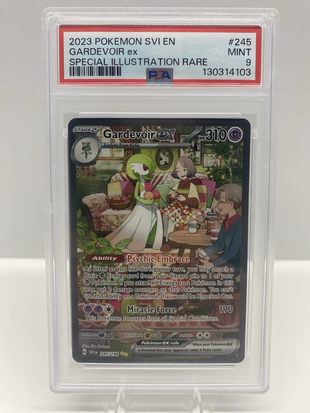 PSA 9 Gardevoir ex #245 Pokémon Scarlet & Violet Special Illustration Rare