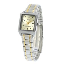 CASIO Classic LTP-V007SG-9EDF Tank Analog Two-Tone Gold Steel R80111288