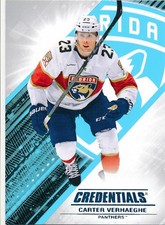 #45 CARTER VERHAEGHE 2024-25 Upper Deck Credentials FLORIDA PANTHERS