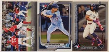 3 Card Lot- Toronto Blue Jays Topps ⚾️ (Springer, Schneider RC, Guerrero Jr.)