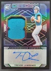 2021 Panini Obsidian Trevor Lawrence /100 MEM Auto RC Jaguars MH7