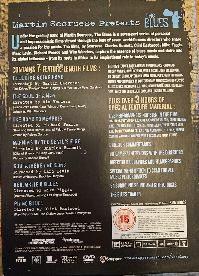 Martin Scorsese Presents The Blues (A Musical Journey) (7 DVD Box Set 2003) - Image 2 of 2