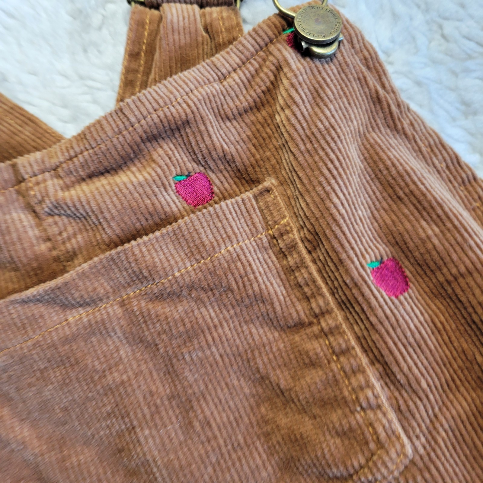 Kiel James Patrick Apple Picking Embroidered Cord… - image 3