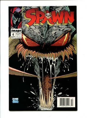 Spawn #4 - Todd McFarlane Cover / Hard to Find Newsstand Edition (9.2ob) 1992