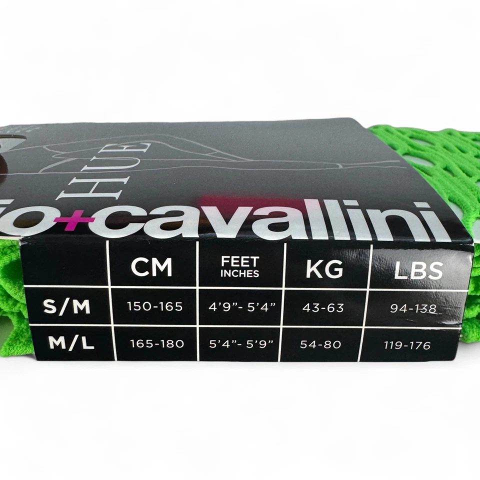 Medias sin pies Hue Emilio Cavallini Geo Net para mujer talla S/M verde brillante Foto 2 de 4