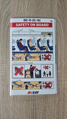 SAS DC-9-21/41 Safety Card