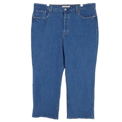Levi's Jeans Ribcage Straight Ankle Femme Stretch Bleu Taille W40 Longueur L28 - Photo 1/4