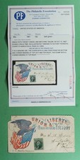 DR WHO 1861 #68 CIVIL WAR PATRIOTIC 6 KNOWN OREGON SALEM OR +CERT S01021