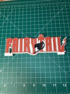 3D Printed Fairy Tail Sign Logo Fan Display Fan Art