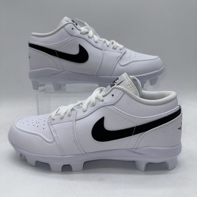 Nike Men's Size 9 Jordan 1 Retro MCS Low (CJ8524 101) White Football Cleat