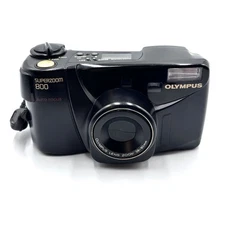Olympus Superzoom 800 35mm Camera Auto Focus Quartz Date 38-80mm w/Batteries