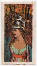 1962 Boadicea Card Nabisco Cereal World Conquerors Card #1 Boudica British Hero