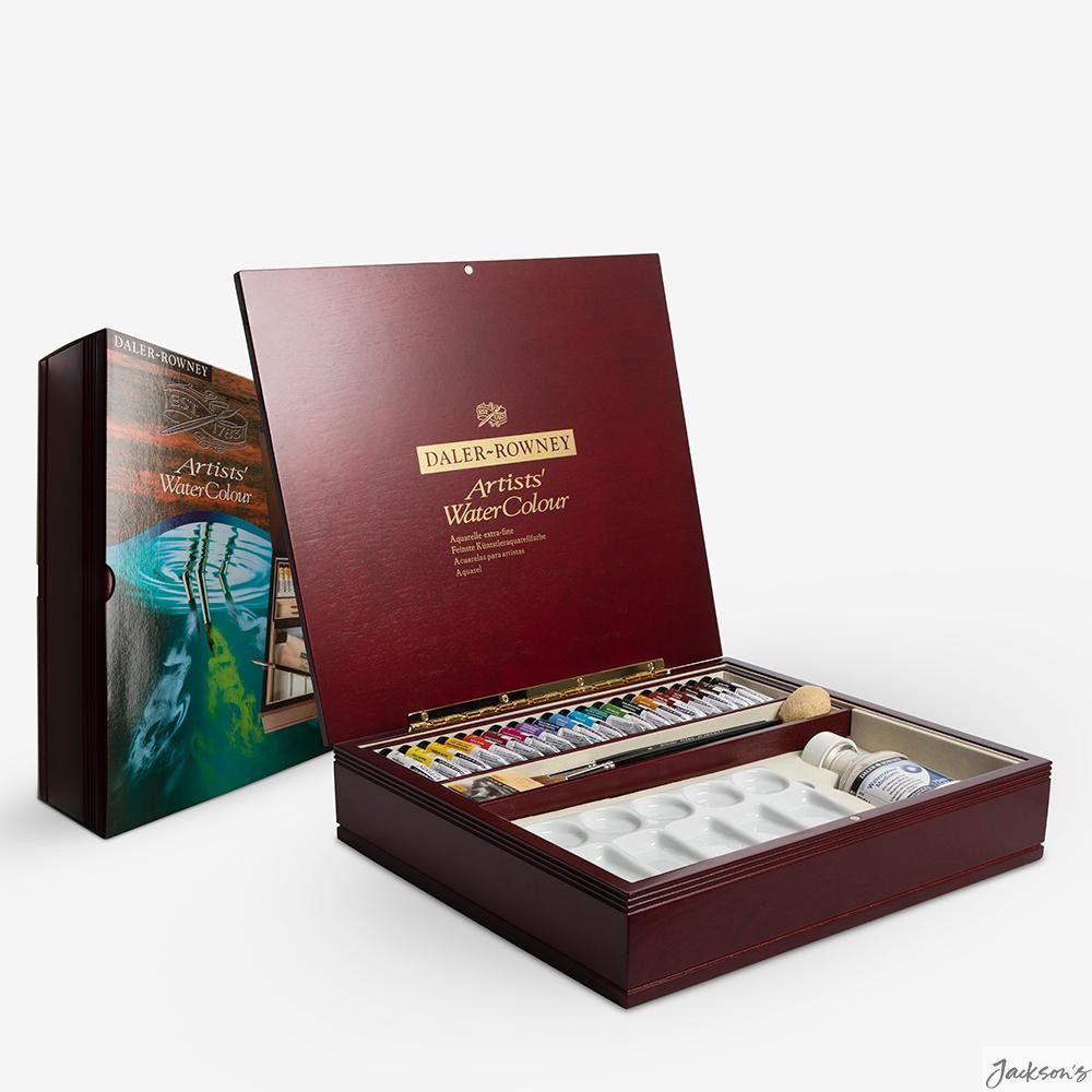 Daler-Rowney Artists Watercolour Paint Set 20 x 5ml Tubes For Painting