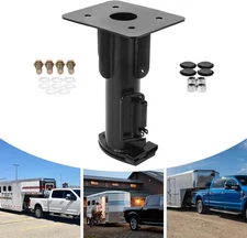 For Camper RV Trailer 15"-21" Fifth (5th) Wheel to Gooseneck Adapter Hitch