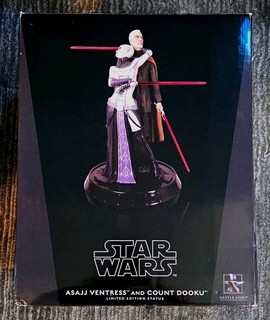 Gentle Giant Star Wars Asajj Ventress Count Dooku Limited Edition Statue 73/1700