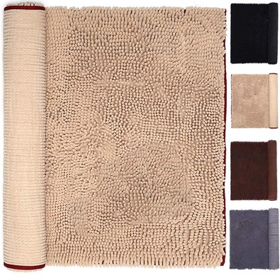 Pet Rugs Mats for Dog Cat Bathroom Door Rugs 26'' x 36'' Khaki Doormat Shaggy C...