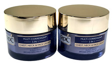 2 PACK - ROC Multi Correxion 5 in 1 Chest Neck  Face SPF 30 Cream 1.7oz - NEW 