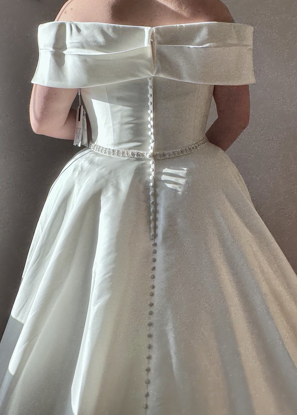 Veni Infantino Size 20 Haiti Mikado Ballgown Wedding Dress image 6