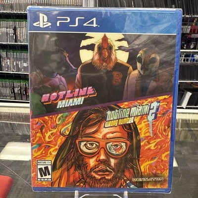 Hotline Miami + Hotline Miami 2: Wrong Number PS4 - New & Sealed Ships in Box