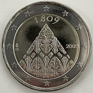 2 Euro Gedenkmünze Finnland 2009 Landtag/Autonomie unz.