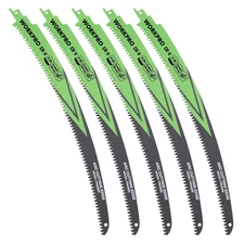 15" Japanese Teeth Wood Pruning Reciprocating Saw Blades Set, Arc Cutting Edge 6