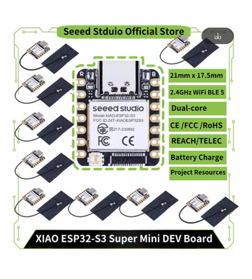 Seeed XIAO ESP32-S3 Mini Dev Board 240MHz WiFi Bluetooth (1 10PCS)